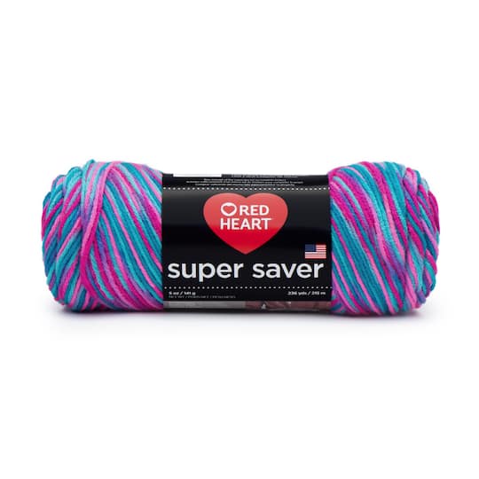 Red Heart; Red Heart® Super Saver® Prints, Multis & Flecks Yarn; Category:Value Yarn; Image:1